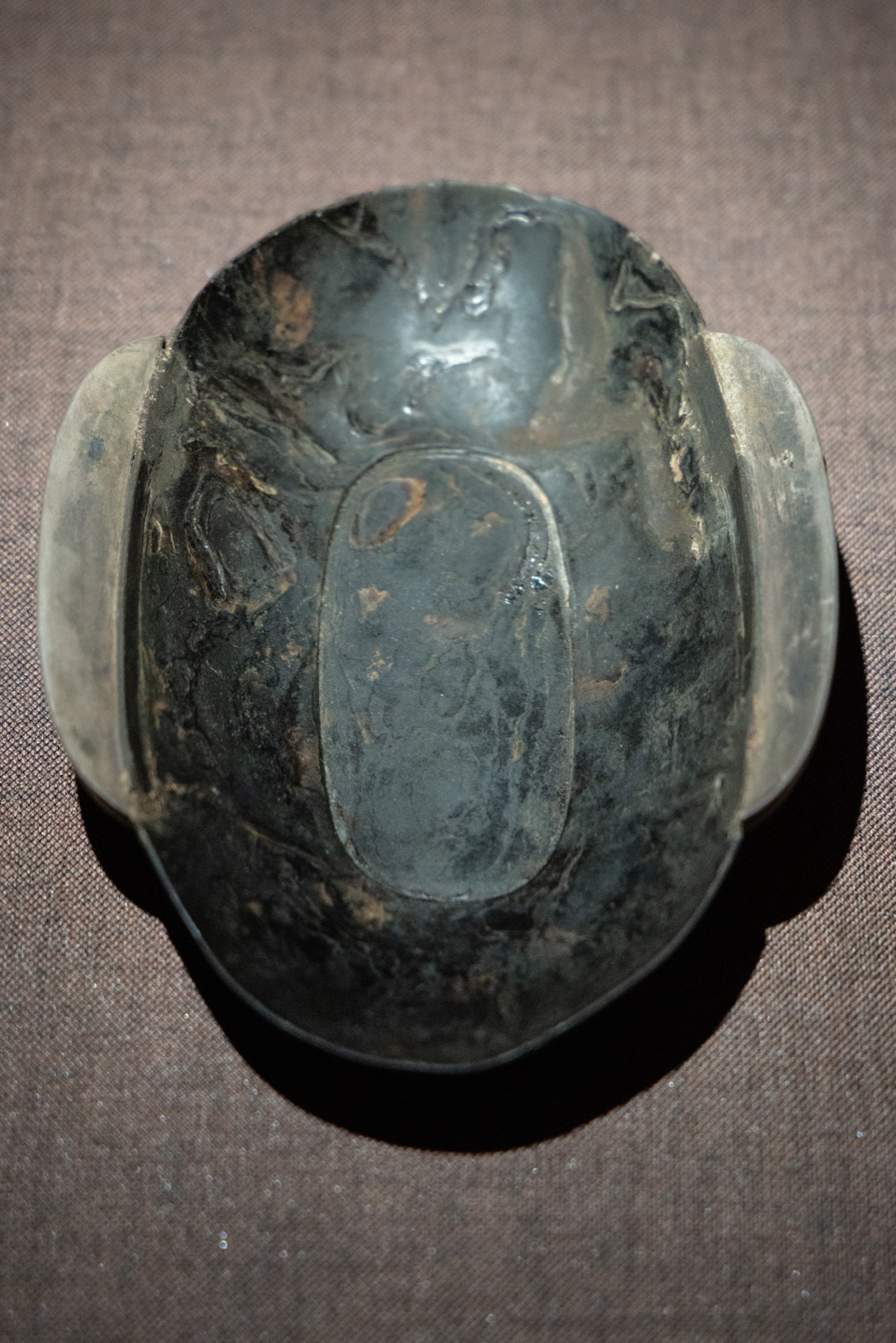 5 银釦玳瑁耳杯 2010年江苏省盱眙县大云山江都王墓园1号（刘非）墓 西汉中期